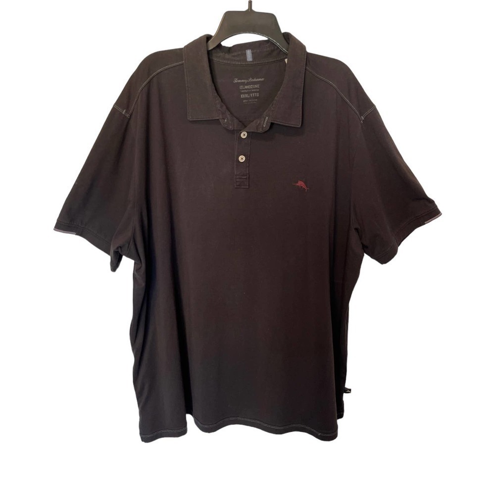 Tommy Bahama Mens black Islandzone 3X Shirt